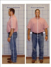 The wall grid takes no floor space and creates a posture pro area in the office.