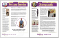 Posture Exercise & Chiropractic Poster Bundle